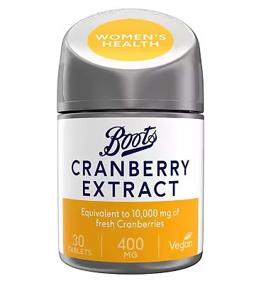 Cranberry Extract 400mg 30 tablets (1 month supply)