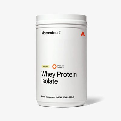 Momentous Grass Fed Whey Protein Isolate Powder - Vanilla