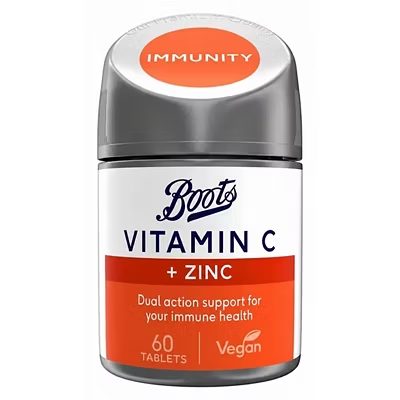 Vitamin C and Zinc 60 Tablets