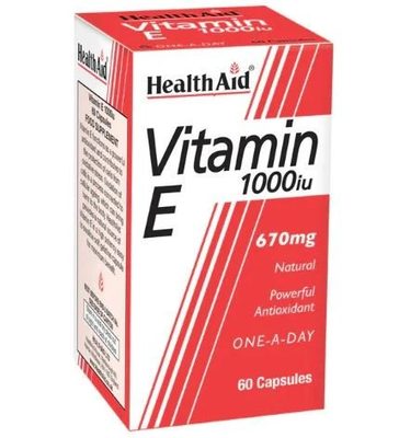 Vitamin E 1000iu Natural 60 Capsules