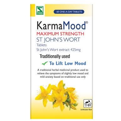 Schwabe KarmaMood Max Strength St Johns Wort Extract 425mg 60 Tablets