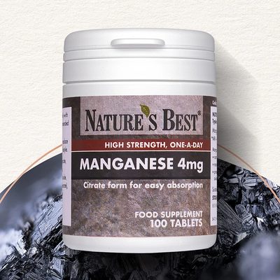 Manganese 4mg - Highly Absorbable Citrate, for Normal Enegy-Yielding Metabolism