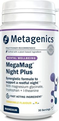 MegaMag Night Plus Magnesium Powder Chamomile