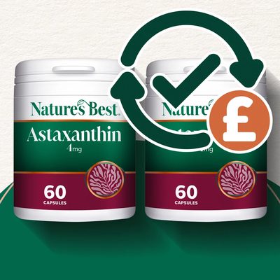 Astaxanthin 4mg - Powerful Antioxidant Support - Helps Protect Cells From Free Radicals