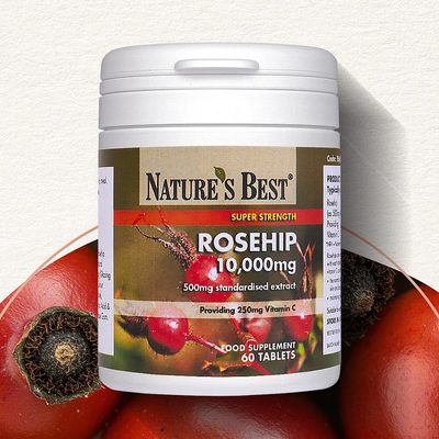 Rosehip 10,000mg - Contains Vitamin C for Immune and Nervous System Support