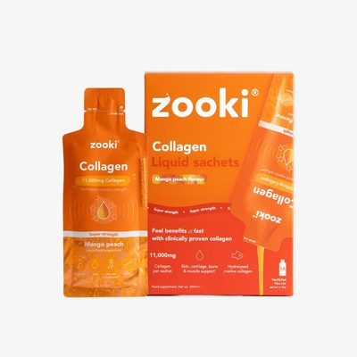 Super Strength Marine Collagen 11,000mg, Mango Peach Flavour