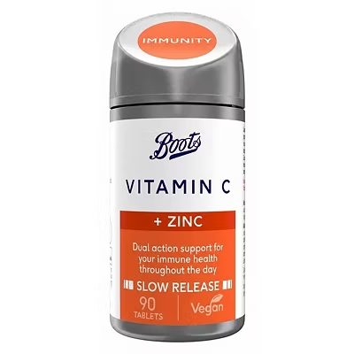 Vitamin C & Zinc 90 Tablets (3 months supply)