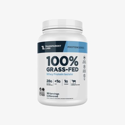 Transparent Labs Grass Fed Whey Isolate - Unflavored