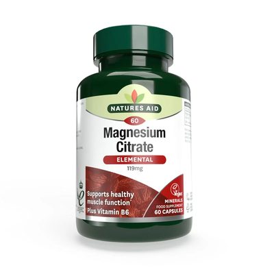 Magnesium Citrate 750mg 60 Capsules