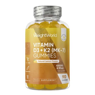 Vitamin D3 + K2 (MK-7) Gummies