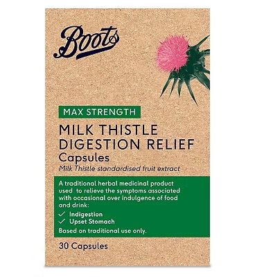 Max Strength Digestion Relief Milk Thistle 30 Capsules