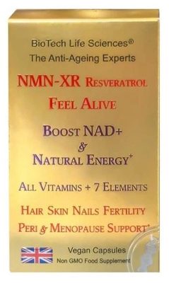BioTech Life Sciences NMN-XR Resveratrol Vitamins