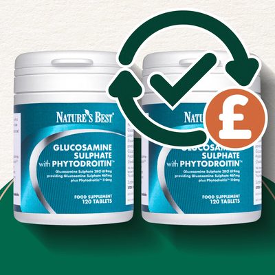 Glucosamine with Chondroitin (as Phytodroitin) - Joint Support, Vegan