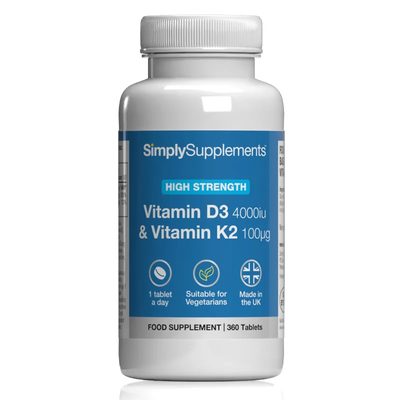 Vitamin D3 4000iu & Vitamin K2 100mcg