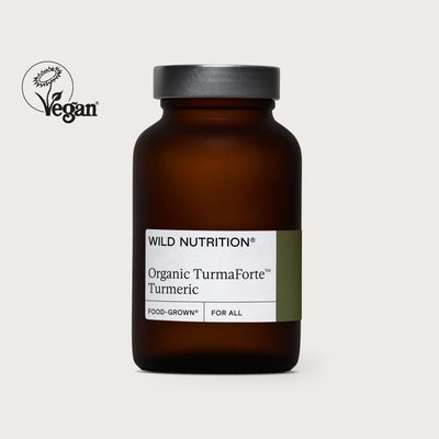 Organic Turmaforte™ Turmeric - Refillable Glass Jar - 30 days supply