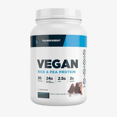 Transparent Labs Vegan Protein Powder - Chocolate - 30 serv