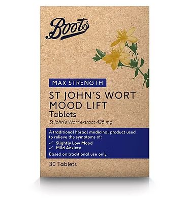 Max Strength St John's Wort Mood Lift Tablets