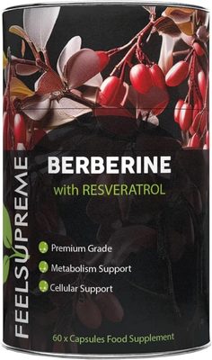 Premium Berberine & Resveratrol 60 Capsules