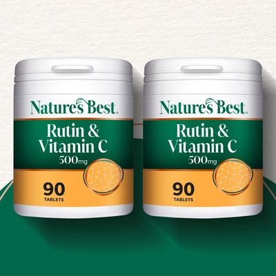 Rutin and Vitamin C 500mg - for the  Normal Function of Immune System, Cartilage, Skin, Gums