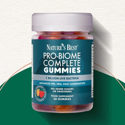 ProBiome Complete Gummies - 1 Billion Live Bacteria - Pre, Pro, Post Combination - No Added Sugar