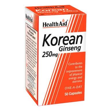 Korean Ginseng 250mg Capsules 50s