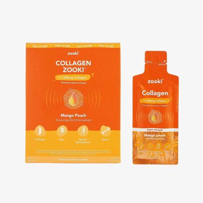 Super Strength Marine Collagen 11,000mg, Mango Peach Flavour