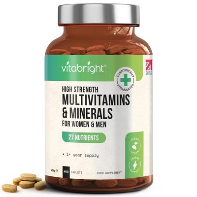 Multivitamin & Mineral Tablets - 4 bottles