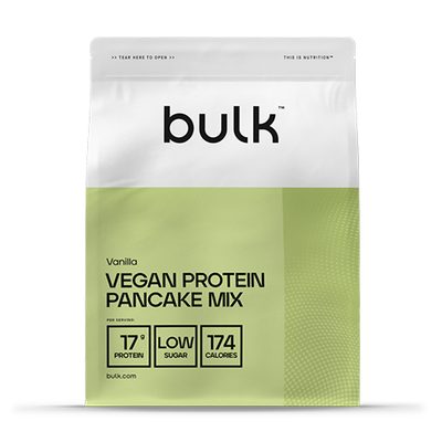 Bulk Vegan Protein Pancakes 500g - Vanilla - American Style - Vegan Breakfast - Plant Protein - Chickpea Protein - Pea Protein