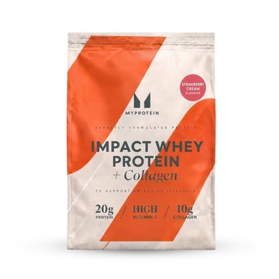 Myprotein Impact Whey Protein + Collagen - 3600 - Strawberry Cream