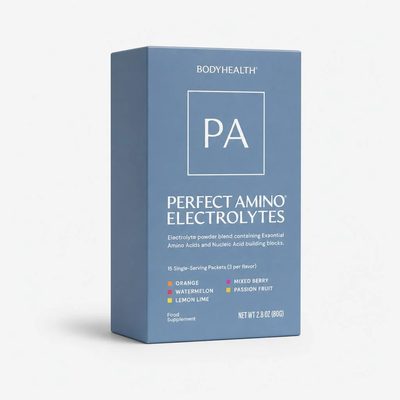 BodyHealth PerfectAmino Electrolyte Stick Packs - Multi-Flavour Box - 15 sticks
