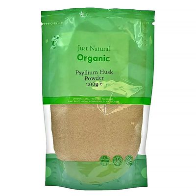 Organic Psyllium Husk Powder - 200 grams by Nature's Best