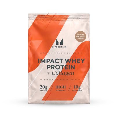 Myprotein Impact Whey Protein Powder - Cookies and Cream (+Collagen)