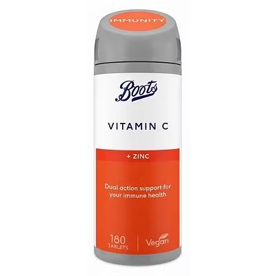 Vitamin C and Zinc 180 Tablets (6 month supply)
