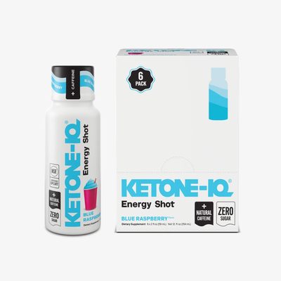 Ketone-IQ Caffeine Shot - Blue Raspberry - 6-Pack
