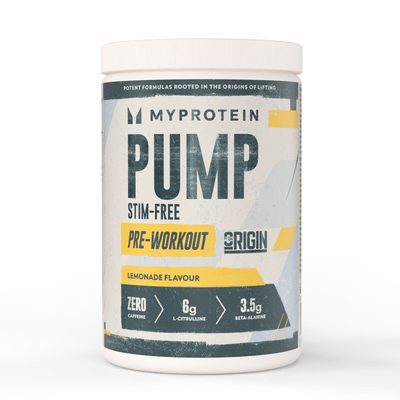 Origin Pump Pre-Workout | Stim & Caffeine-Free - Sour Lemonade
