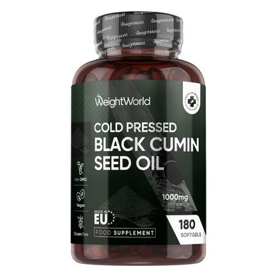 Cold-Pressed Black Cumin Seed Oil Softgels