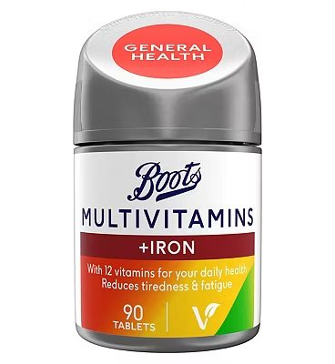 Multivitamins with Iron 90 Tablets (3 month supply)