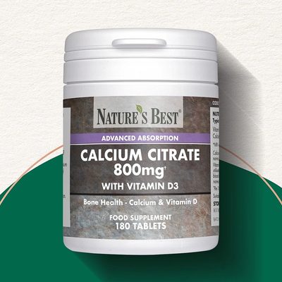 Calcium Citrate 800mg - Supports Normal Bones, Teeth & Muscle Function