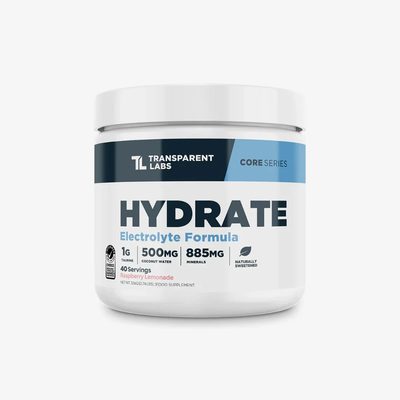 Transparent Labs Hydrate - Raspberry Lemonade - 40 serv