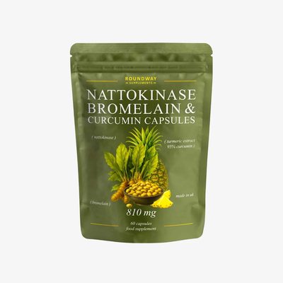 Nattokinase, Bromelain & Curcumin Capsules