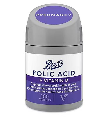 Folic Acid 400 µg + Vitamin D Tablets