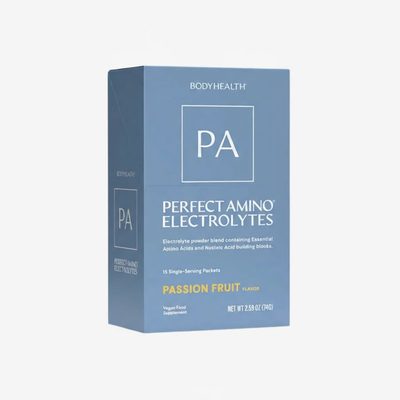 BodyHealth PerfectAmino Electrolyte Stick Packs - Passion Fruit - 15 sticks