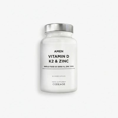 Amen Vitamin D, K2 & Zinc - 60 serv