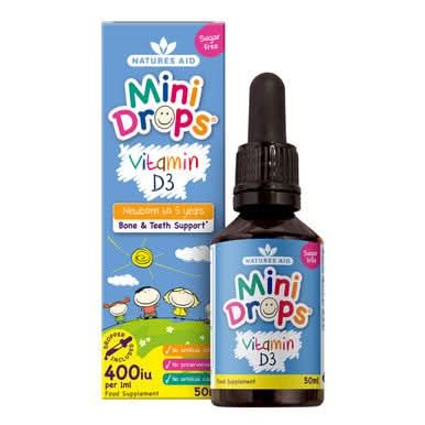 Vitamin D3 400iu (10ug) Mini Drops 50ml
