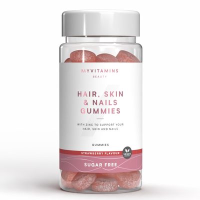 Sugar-Free Hair, Skin, & Nails Gummies - Sugar Free Strawberry