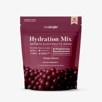 TruHeight Hydration Mix Growth Electrolyte Drink - Grape Flavor