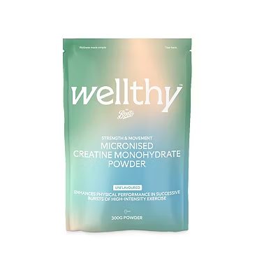 Wellthy by Boots Micronised Creatine Monohydrate Powder 300g