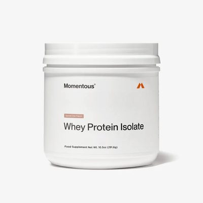 Momentous Grass-Fed Whey Protein Isolate Powder Tub - Limited Edition Spiced Chai