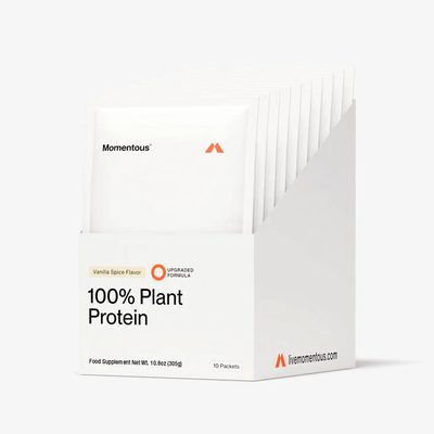 Momentous 100% Plant Protein 10-Travel Packs - Vanilla Spice - 10 travel packs