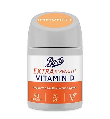 Extra Strength Vitamin D 75 µg Food Supplement 90 Tablets